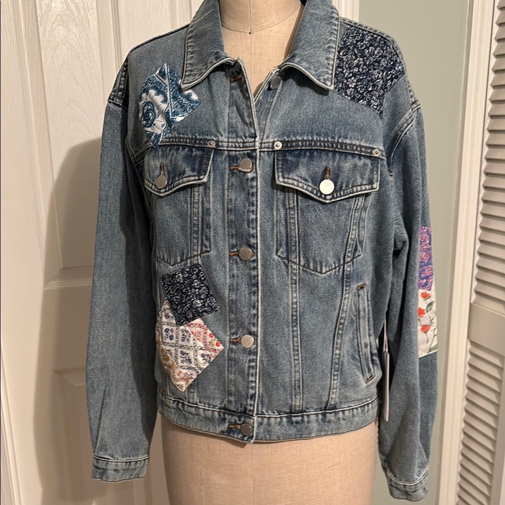 Dear John Patchwork Denim Jacket from Anthropologie